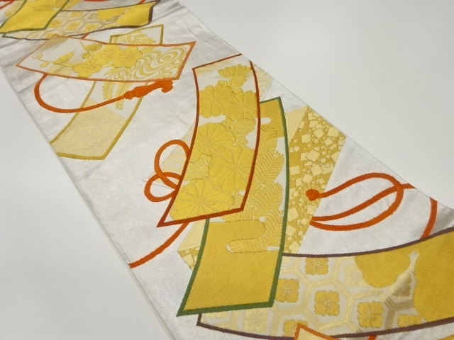 JAPANESE FUKURO OBI / WOVEN UME